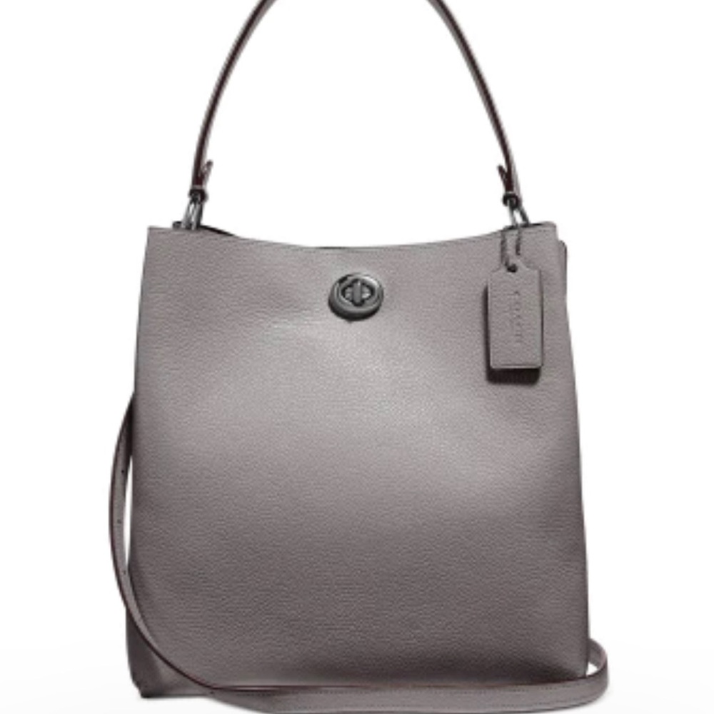 Coach Charlie bucket bag 10 1/2" (L) x 10 3/4" (H) x 6" (W) Smoke free home.